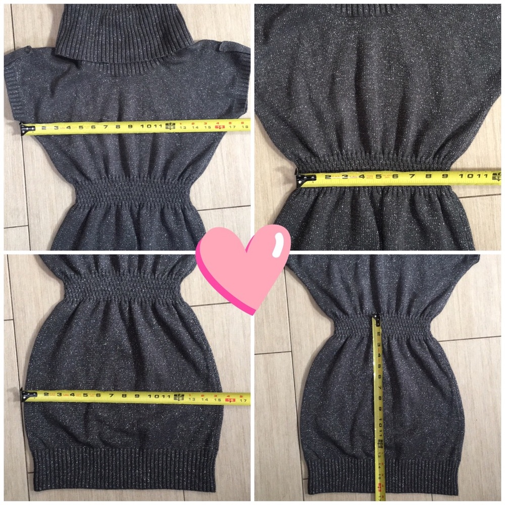 Girls Dark gray with silver Dress - Picture 5 of 8